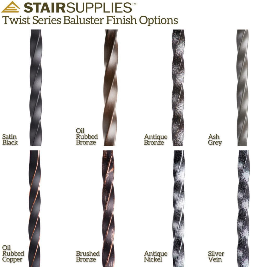 1.1 single twist iron baluster