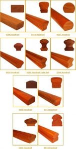 Wood Handrail Samples