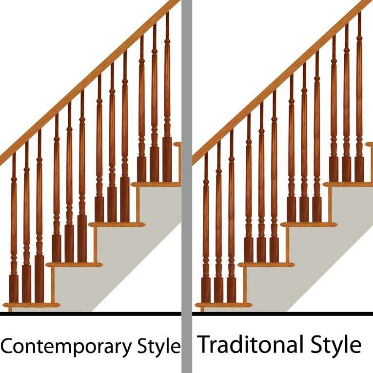 Contemporary vs Traditional Wood Balusters