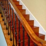 Wood Stair Parts with Beautiful Finish