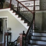 Scroll Series Iron Balusters and Box Newels