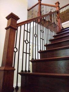Balusters and Box Newels in a Modern Home