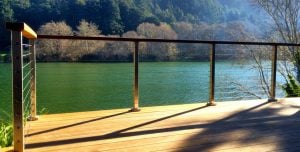 Wood Handrail for Cable Railing