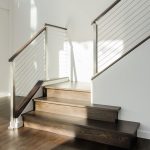 Project # 147 - Modern Stairway with Stainless Steel Posts