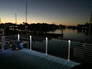 Lighted Cable Railing