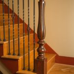 Iron Balusters & Ornate Turned Newels