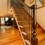 Iron Balusters & Ornate Turned Newels