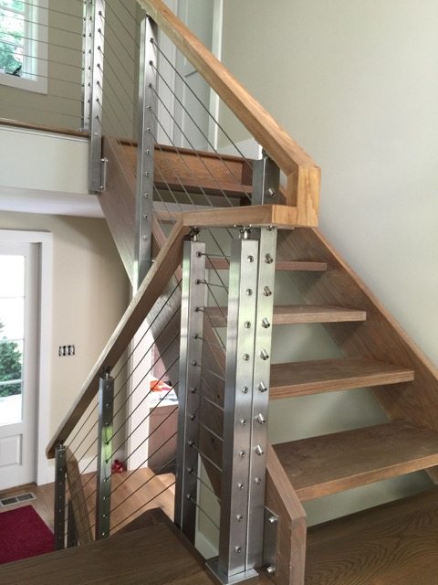 Project # 158 - Cable Railing Handrail Solutions - StairSupplies™