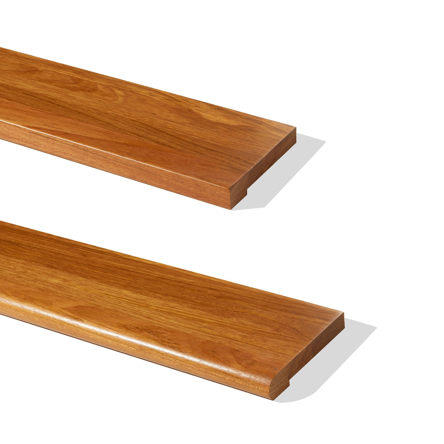 Stair Treads & Risers Hardwood, Oak Stair Treads in Curved & other Styles