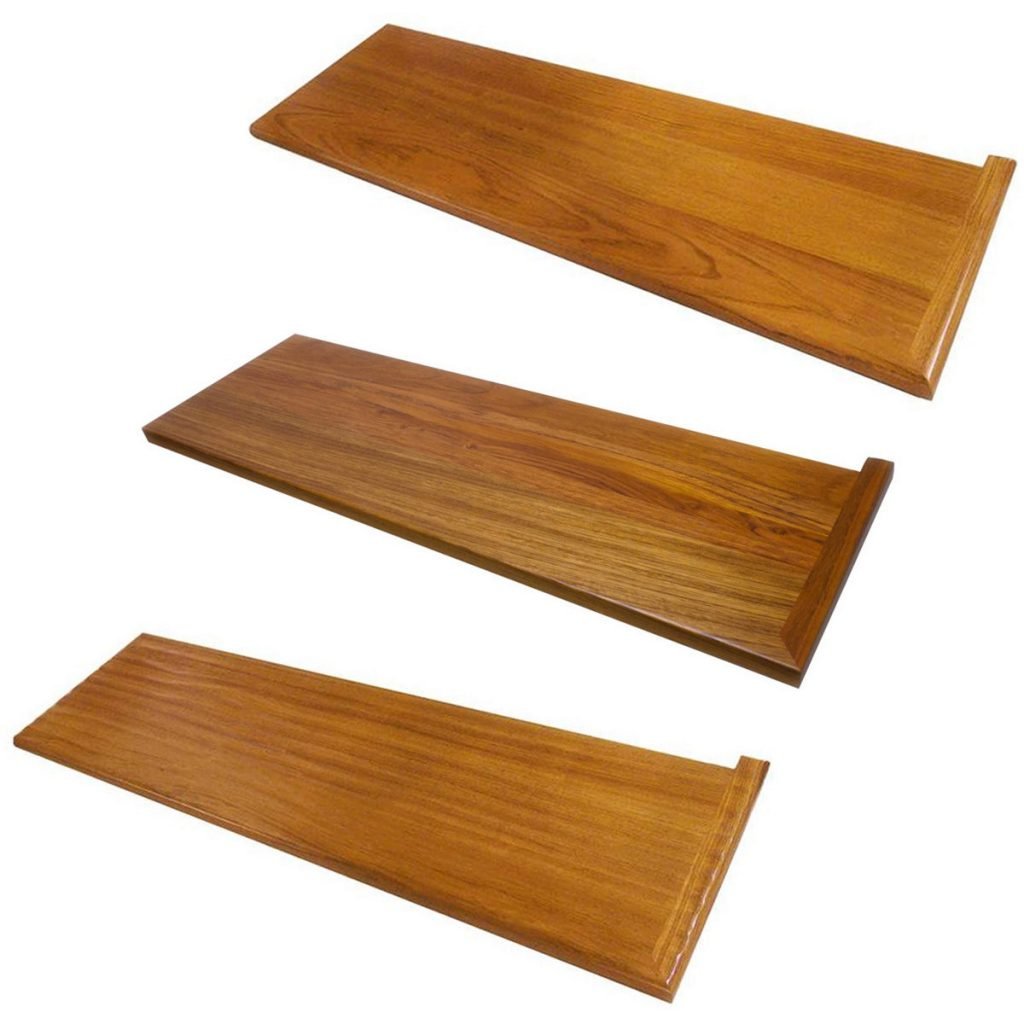 Stair Treads &amp; Risers: Hardwood, Oak Stair Treads in ...