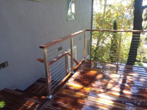 Custom Cable Railing Transitions