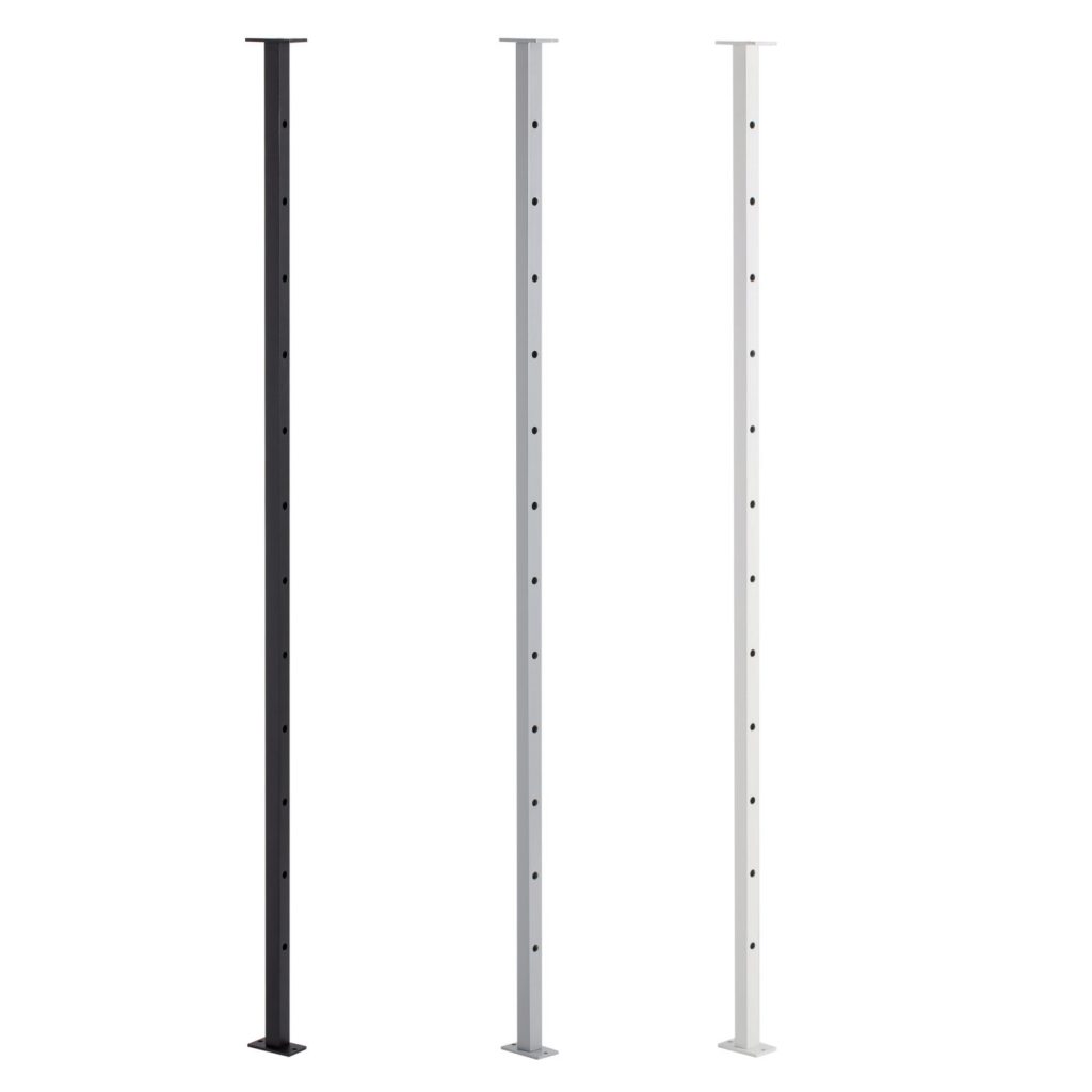 Aluminum 3/4″ Intermediate Cable Railing Post StairSupplies™
