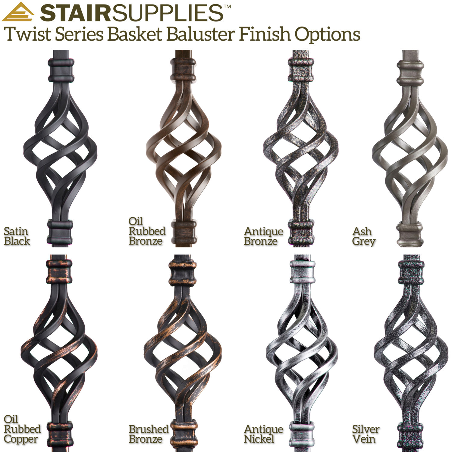 Stair Balusters Wrought Iron, Spindles, & Balustrades StairSupplies™