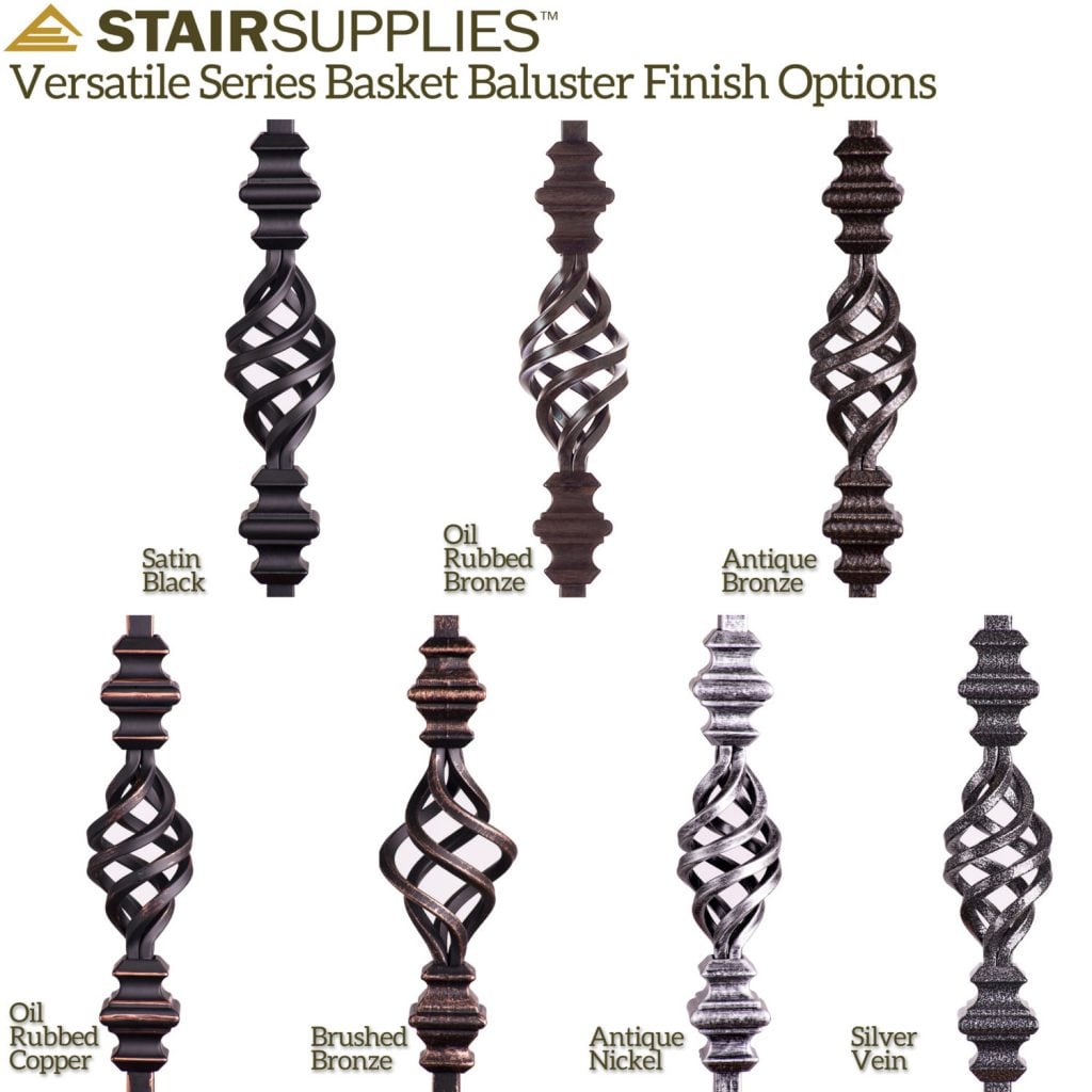 16.1.37 Single Basket Iron Baluster StairSupplies™