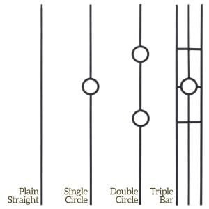 Designer Series Iron Balusters