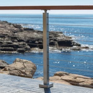Concrete Mount Cable Railing Posts