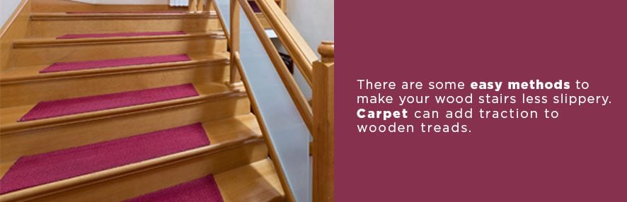 Make Your Wood Stairs Less Slippery, Hardwood Floor Stairs Slippery