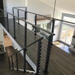 Transitions with Cable Railing