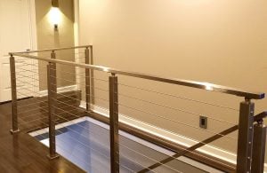 Brushed Stainless Steel Railing