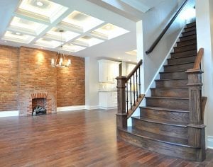 Box Newels and Bending Handrail