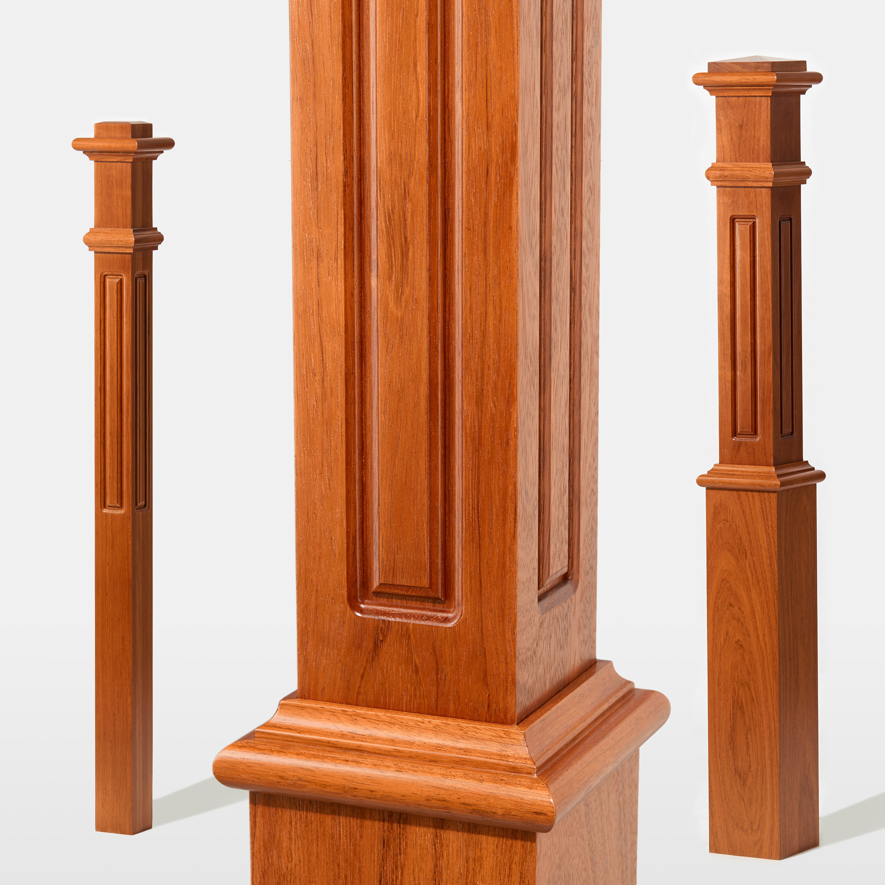 Colonial Elegance Series Box Newel Posts Milled Box Newels