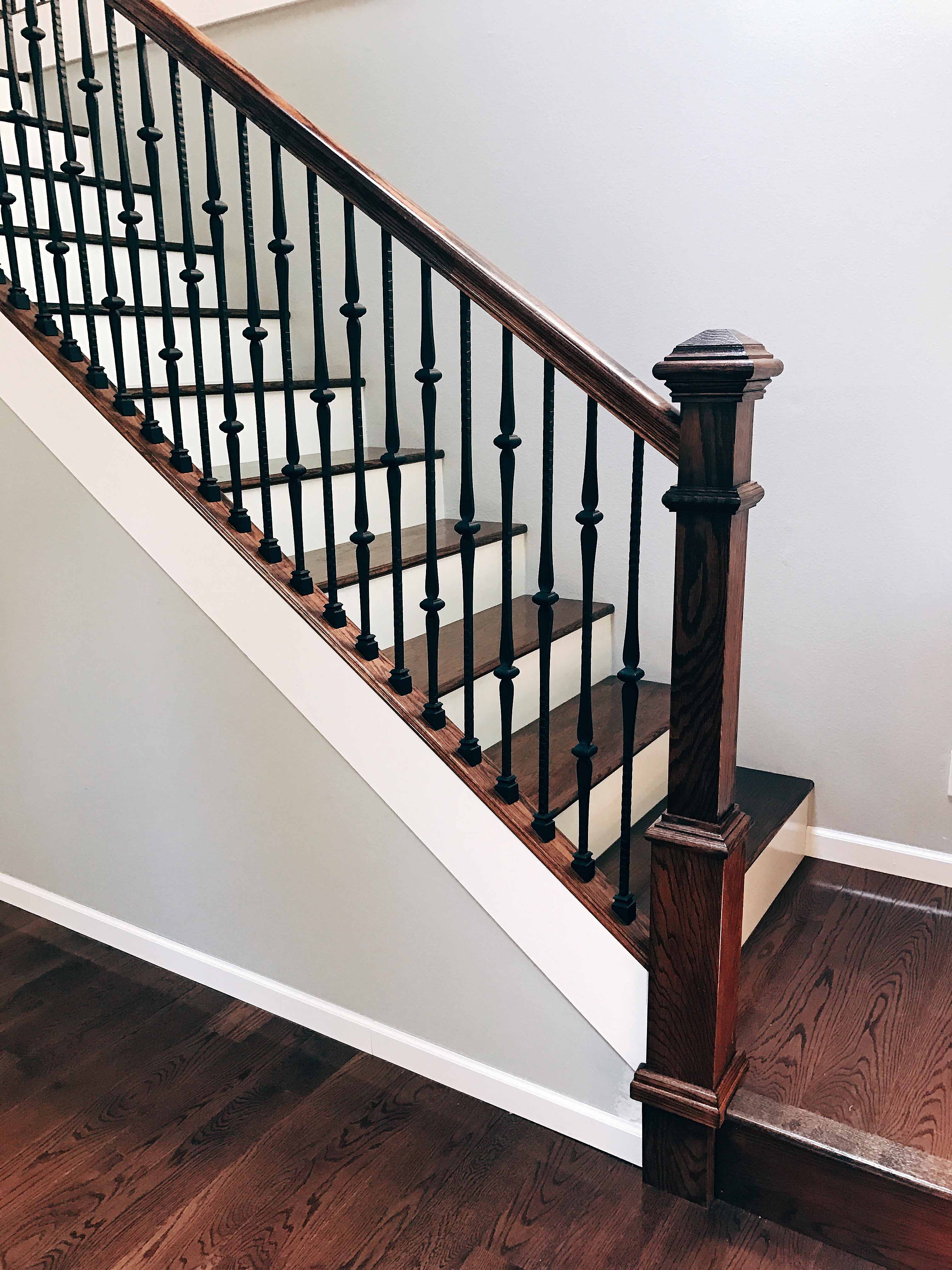 Project # 258 - Gothic Iron Balusters & Shoes - StairSupplies™