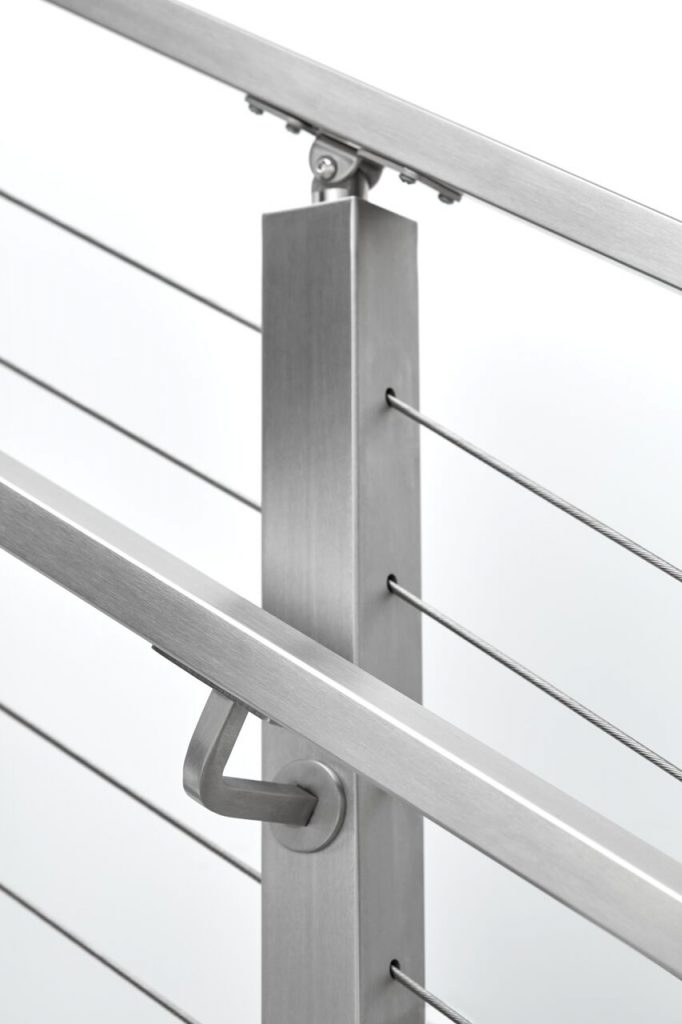 Stainless Steel Grab Rail Post Bracket StairSupplies™