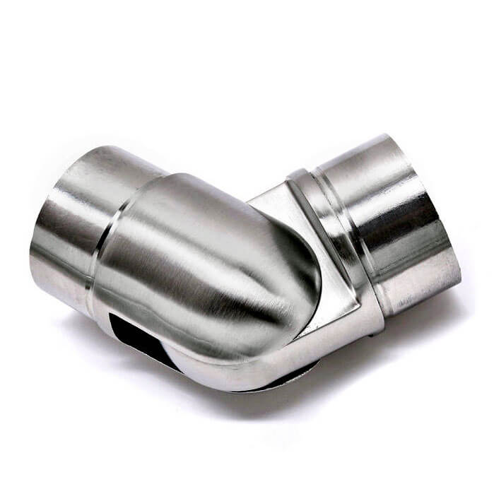 2" Round Metal Handrail - Variable Angle Fitting ...