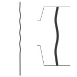 2559 Wave Iron Baluster - Image 3