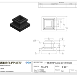 2341 9/16" Large Level Shoe - Image 3