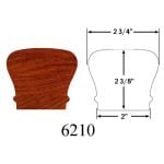 6210 45 deg Mitered Handrail - Image 2