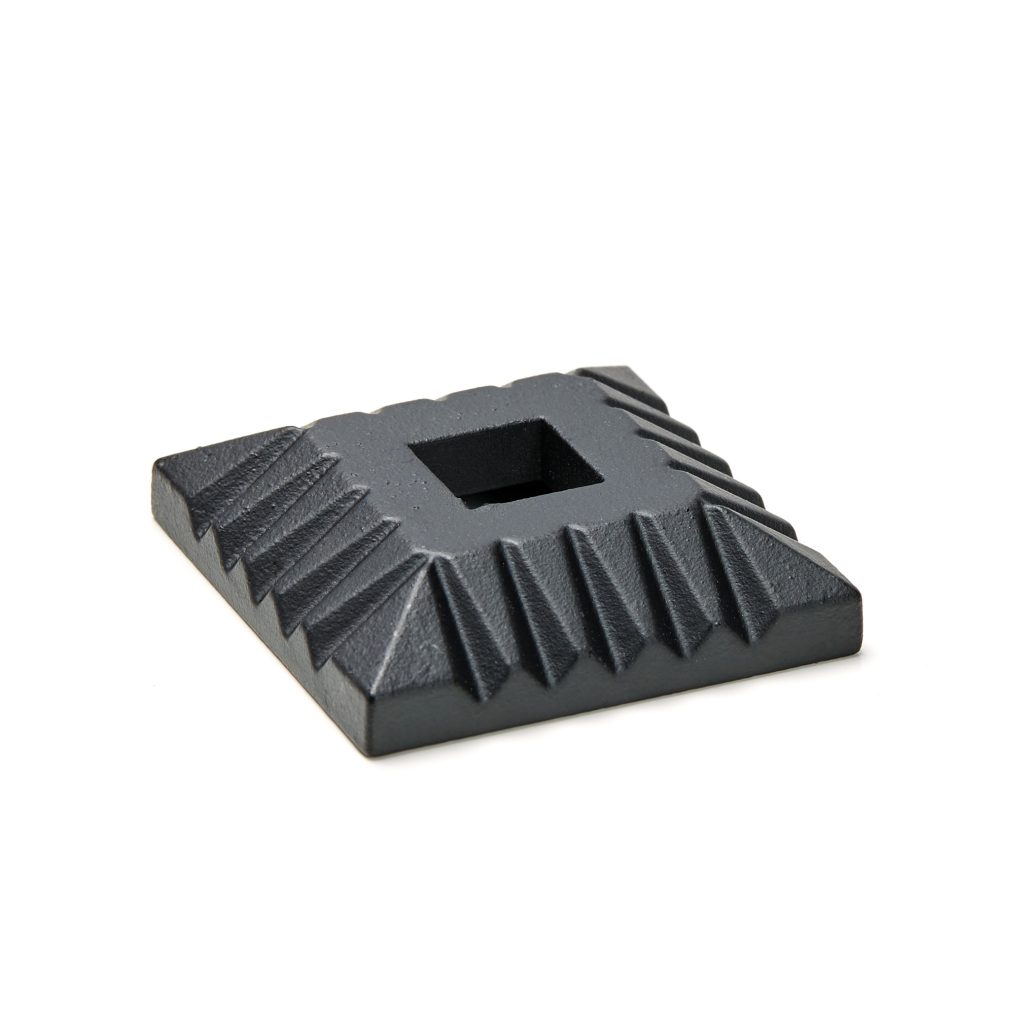 2912 1/2" Square Ornate Shoe