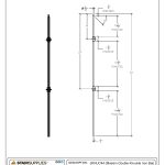 2557 Modern Double Knuckle Iron Baluster - Image 3