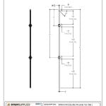 2557 Double Knuckle Iron Baluster - Image 3