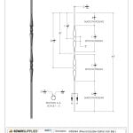 2972 Round Double Gothic Iron Baluster - Image 3