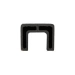 Aluminum Square Cap Rail for Glass - Image 4