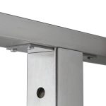 Surface Mount Flat Top Square 2" Rod Railing Posts - Image 2