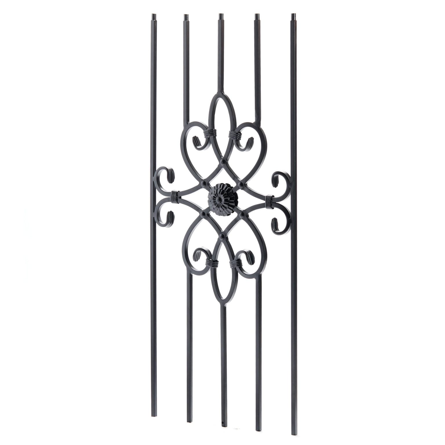 Decorative Panel Iron Balusters - StairSupplies™