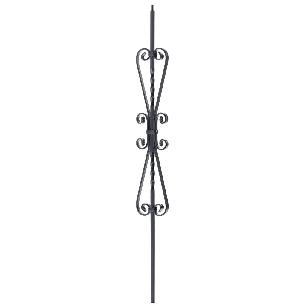 2982 Twist Scroll Iron Baluster
