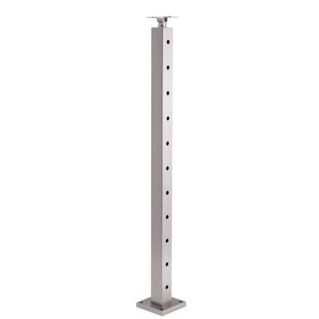 Special Application Universal Top Square 2" Rod Railing Posts
