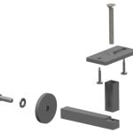 Stainless Steel Post Mount Handrail Bracket - Image 2