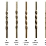 2651 Knee Wall Double Twist Iron Baluster - Image 2