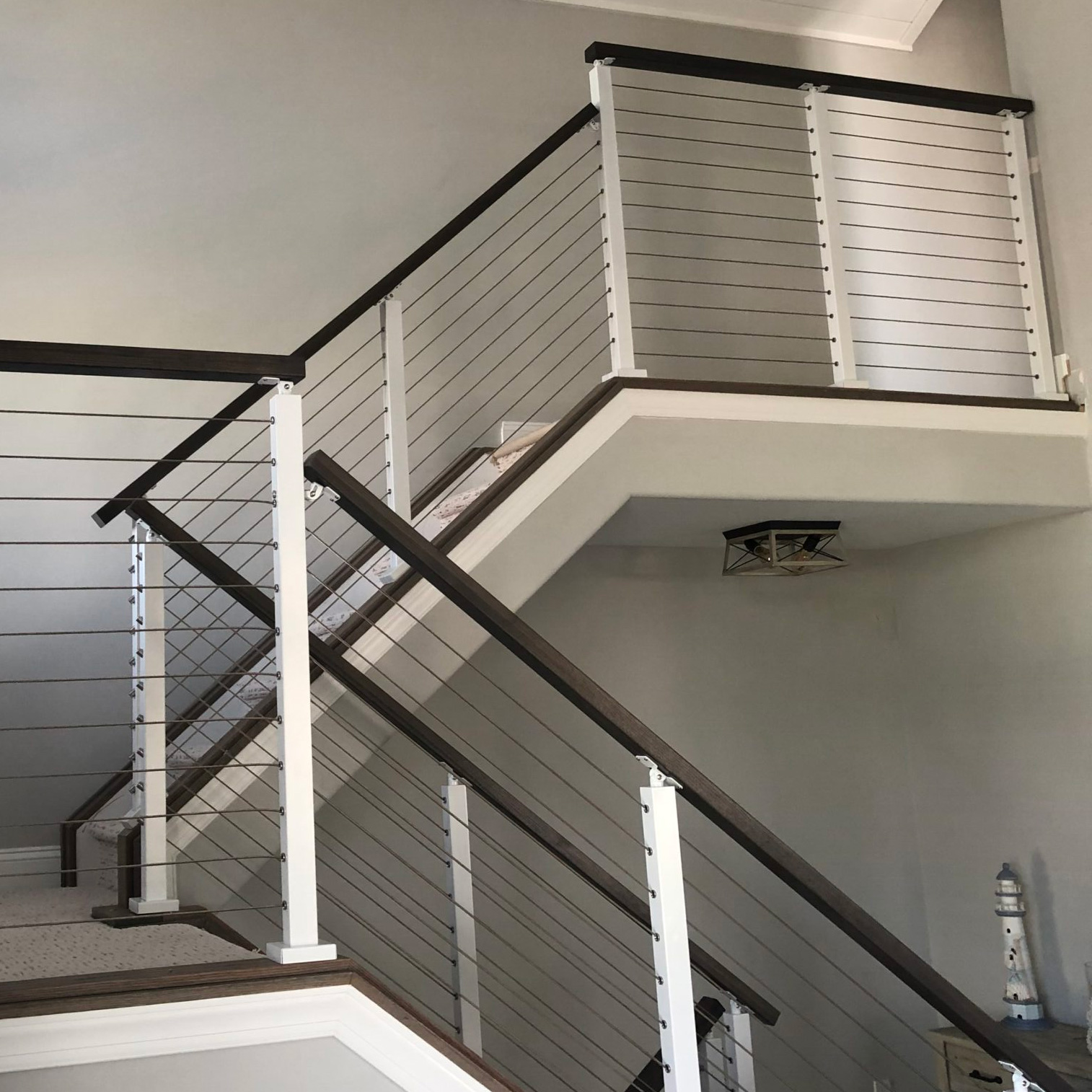 Electric Railing Cable Railing Systems: Stainless Steel Cable Wiring for Decks & Stairs